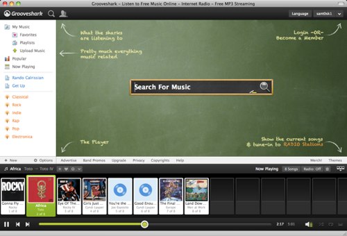 the new Grooveshark